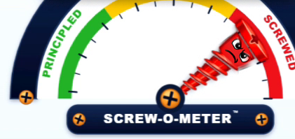 Screw-O-Meter rating: SCREWED